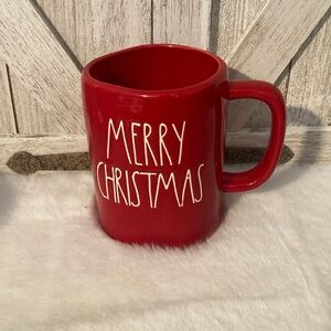 Rae Dunn Merry Christmas Mug in Red